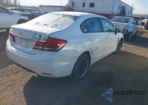 2014 Honda Civic Lx из США, поврежденный, VIN 19XFB2F50EE027345